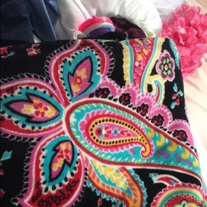 Vera Bradley paisley blanket